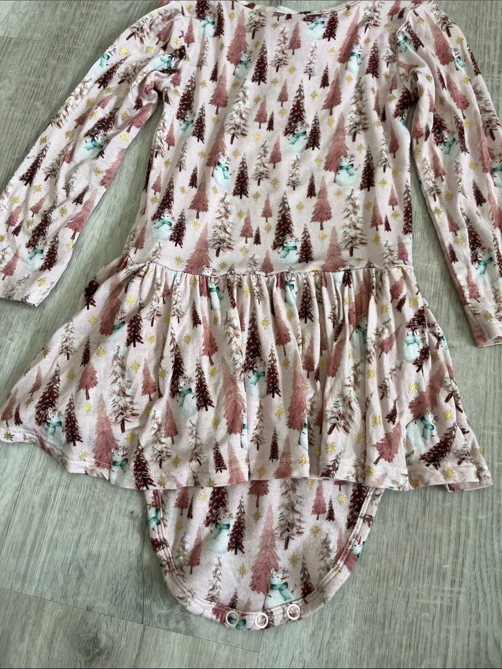 Posh Peanut Sparkles Twirl Bodysuit 2T Bamboo One Piece Bodysuit Holiday Xmas